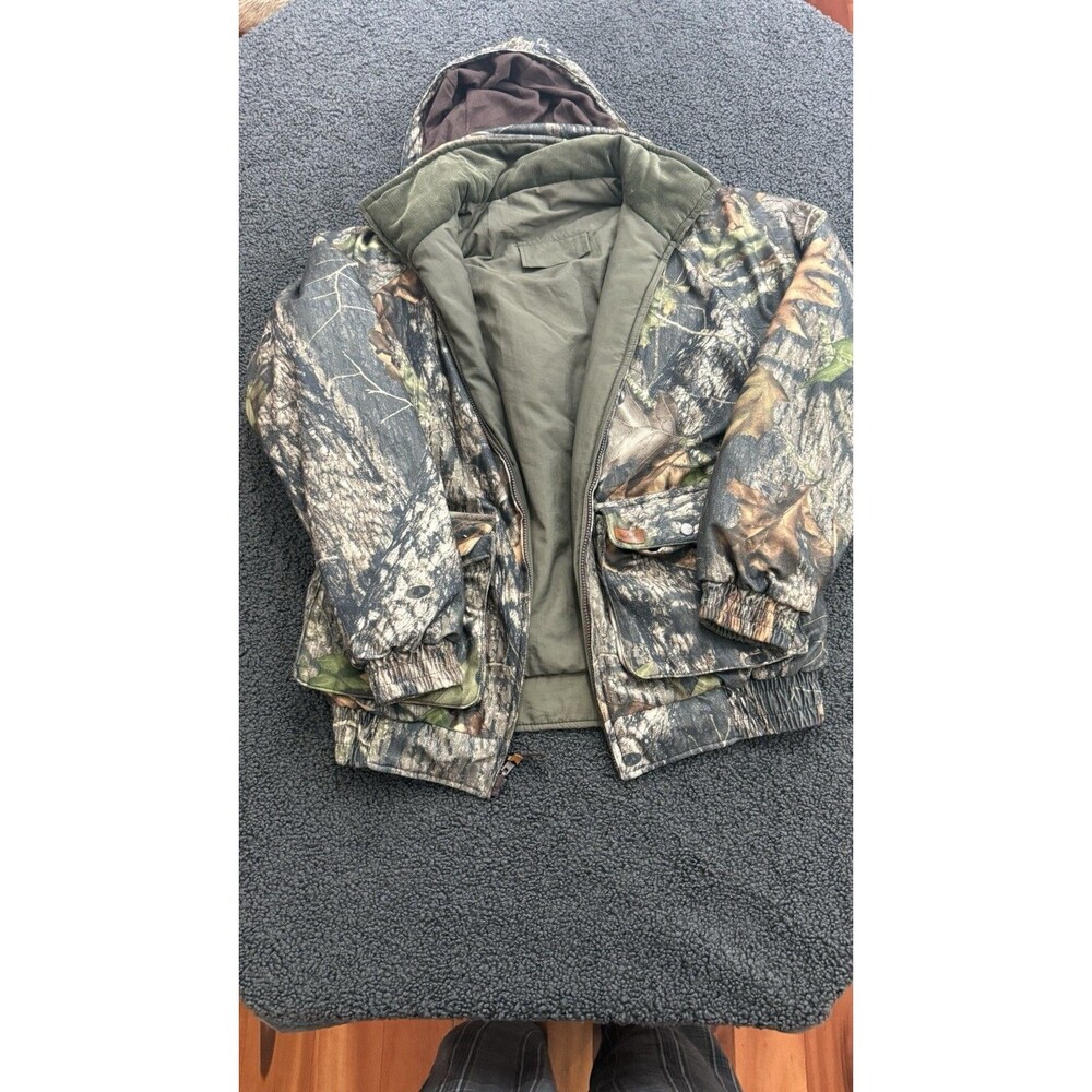 Woolrich 3BUWT Reversible Realtree Camo Thermore Bomber Jacket Men's Size M